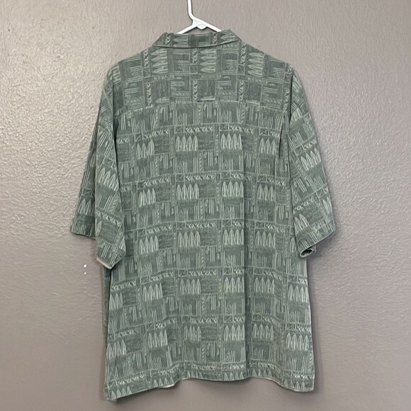 Jamaica Jaxx Men’s Silk Hawaiian Vacation Short Sleeve Button Down Shirt XXL - Picture 11 of 12